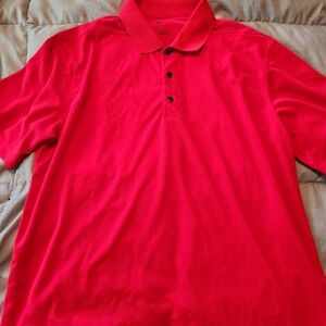 Nike polo, large, red altheisure